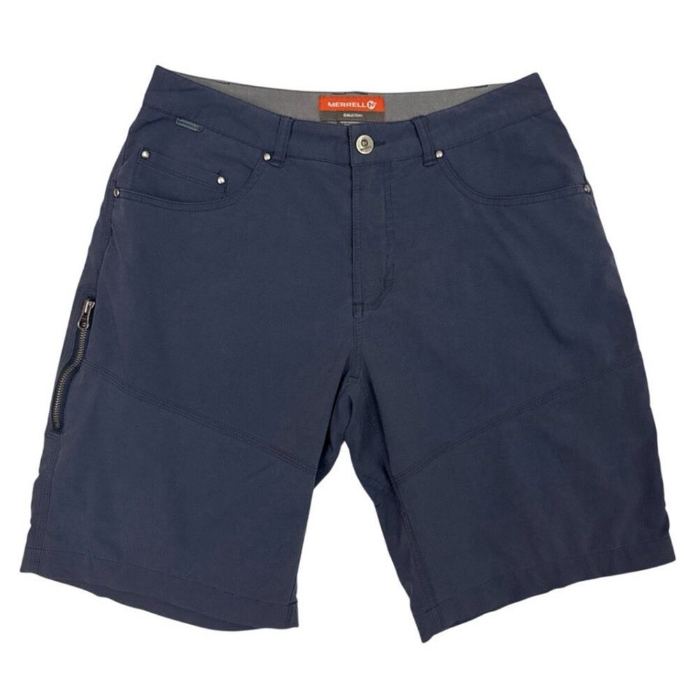 Merrell Hiking Shorts Mens 30 Blue Carpenter Cargo Stapleton Stretch Select Dry